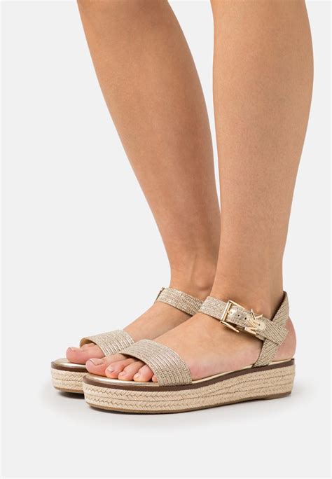 michael kors jill espadrille gold|Michael Kors women's richie espadrille.